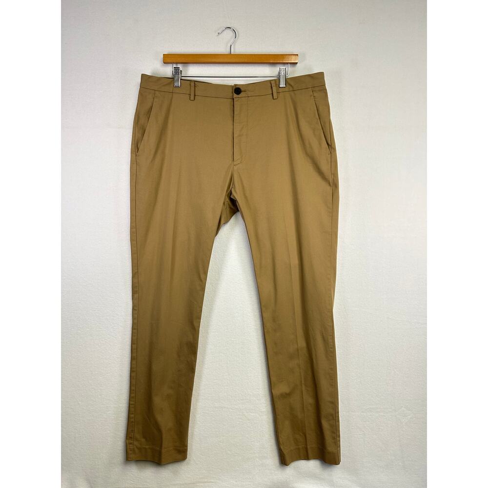 Men's Bonobos Straight Tan Pants‎ - Size 38/32 Gulf Preppy Athleisure